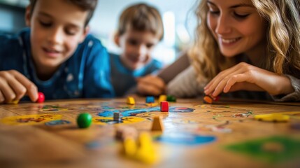 Fototapeta premium Family Game Night