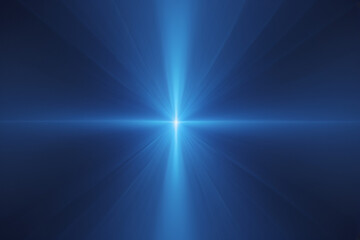 Obraz premium Fondo Abstracto Azul Brillante: Fondo de Rayos de Luz y efecto Bokeh