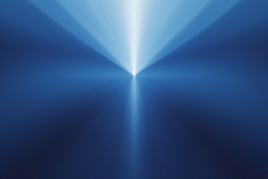 Fondo Abstracto Azul Brillante: Fondo de Rayos de Luz y efecto Bokeh