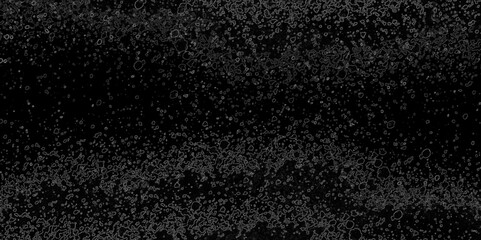 Fototapeta premium Vector illustration. Abstract black watercolor background. Hand painted watercolor. Black glitter texture freeze motion of white powder coming down. Abstract design of falling dust cloud. 