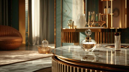 A luxury brand using digital advertising to create a premium experience, showcasing high-end products with elegant visuals.