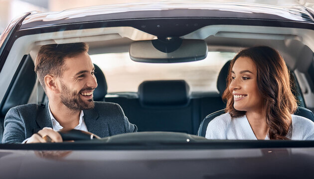 auto macchina coppia uomo donna in auto 