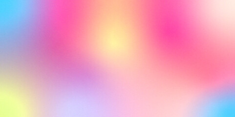 Abstract colorful bright spots gradient background .Vector backdrop for your design .Holographic background rainbow colors gradient shades .multicolor,Rough, grain, noise,grungy.Template.	