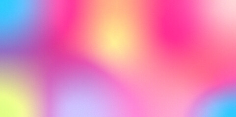 Abstract colorful bright spots gradient background .Vector backdrop for your design .Holographic background rainbow colors gradient shades .multicolor,Rough, grain, noise,grungy.Template.	