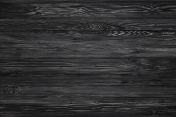 Naklejka premium Dark wood planks with a rich, textured grain, perfect for creating a moody and sophisticated backdrop for food photography or adding a touch of rustic elegance to scene backgrounds
