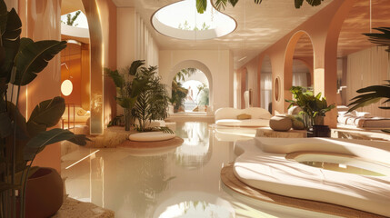 A visual of an interactive ad campaign that allows users to explore a product through virtual tours and clickable elements.