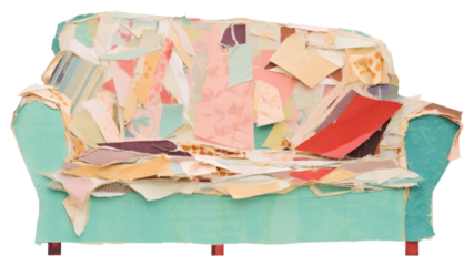 PNG Sofa furniture paper creativity.