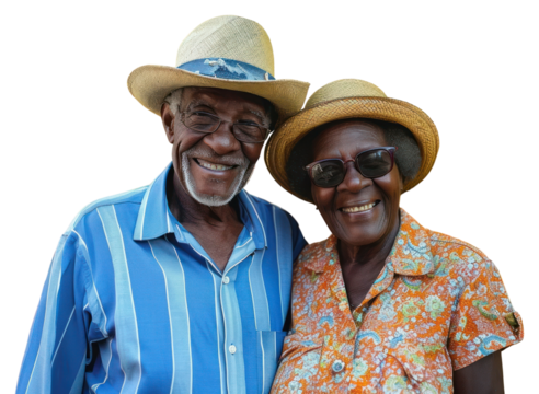 PNG Black elderly couple portrait glasses adult.