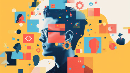 A visual of a personal branding strategy for public figures, focusing on reputation management, messaging, and media engagement.