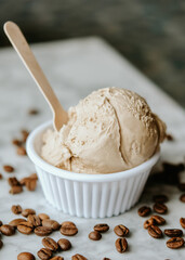 Coffee ice cream