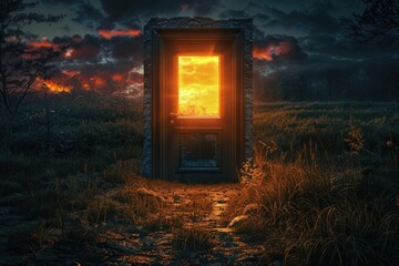 Fototapeta premium parallel universe gate 