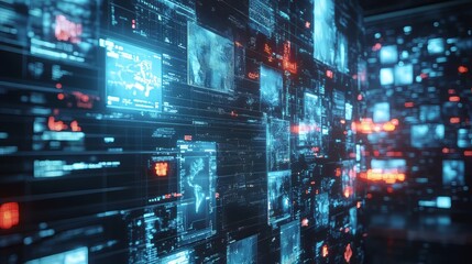 Media network. risk assessment. Ultra realistic. Photorealistic