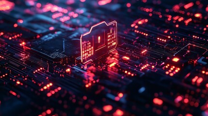 Fototapeta premium Network security,. risk assessment. Ultra realistic. Photorealistic