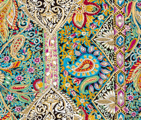 seamless texture, pattern. background with floral elements. vintage pattern.