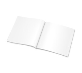 Naklejka premium An image of a Square Brochure isolated on a white background