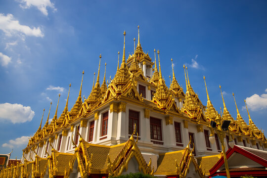 Wat Ratchanatdaram is a buddhist temple located in Bangkok, Thailand also known as Loha prasat .