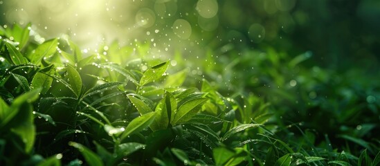 Grass Beautiful Nature The First Green Plants Nature