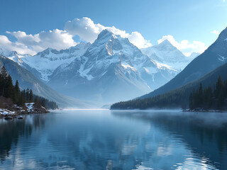 Fototapeta premium lake louise banff national park