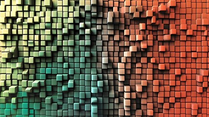 Abstract 3D Cube Art Collection: Geometric Designs, Textures, and Colorful Patterns
