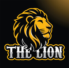 lion Mascot logo, angry lion jaguar mascot sport gaming esport logo template
Lion head gaming logo for esport and sport mascot vector illustration