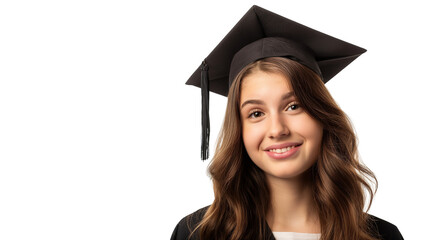 Study, education, university, college, graduate concept banner isolated on transparent background, cut out png