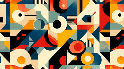 Obraz premium Colorful geometric abstract pattern.