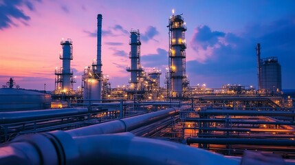 Obraz premium Innovative technologies transforming oil extraction for greater efficiency and sustainability