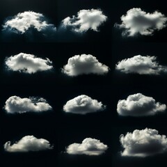 blue sky with clouds