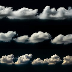 blue sky with clouds