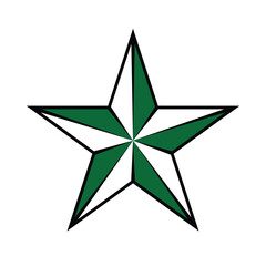 Fototapeta premium Stylized Star
