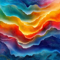 Serene Abstract Organic Formations: Surreal Waves and Sand Dunes