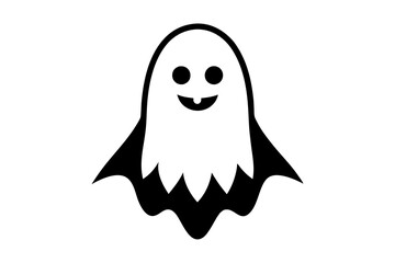 Cute Ghost Set, Perfect for Halloween and Spooky Themes - Flat Vector Illustration
