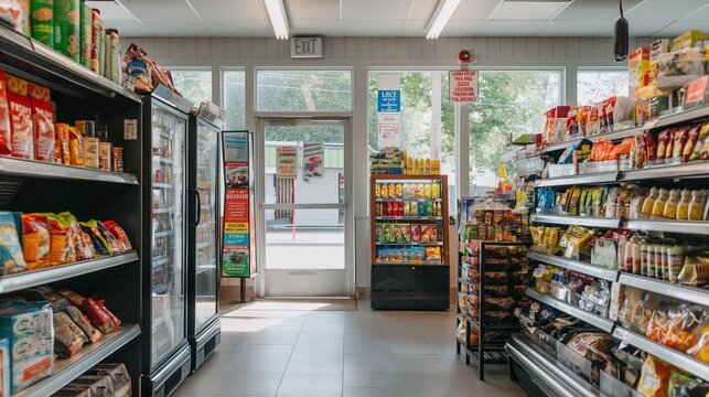 convenience store with essential items