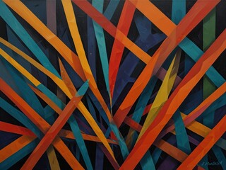 abstract background with stripes