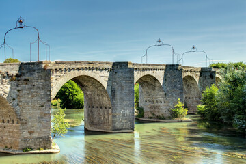 Le vieux pont de la cité de Carcassonne