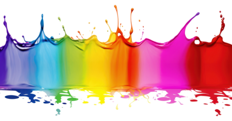PNG Rainbow splash backgrounds rainbow purple.
