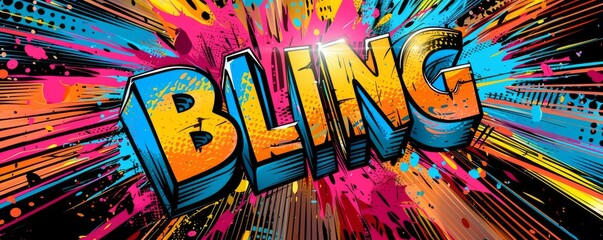 Obraz premium Abstract pop art background with 