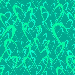 Valentines hearts seamless love pattern for wrapping paper and fabrics