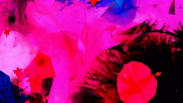 captivating abstract pink patterns swirl in vibrant colors, video background