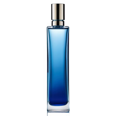 A bottle of blue cologne.