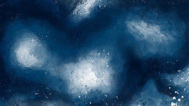Abstract blue waterpaint desktop background