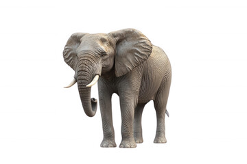 Fototapeta premium Elephant, transparent background