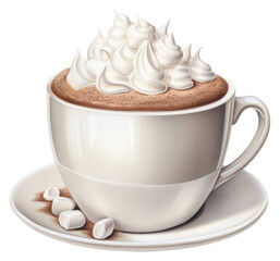 PNG Chocolate cup dessert coffee.