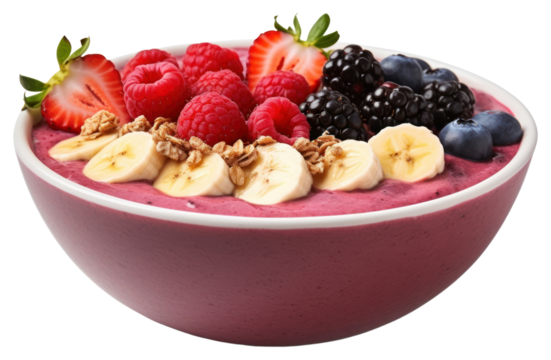 PNG Bowl raspberry blueberry fruit.