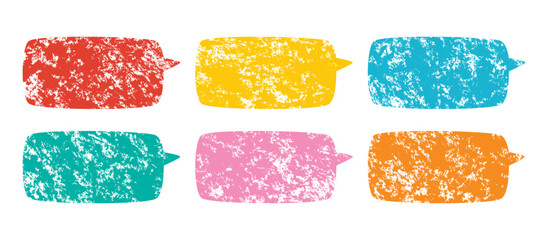 Collection Of Handdrawn Speech Bubbles