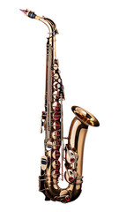 Naklejka premium PNG Saxophone saxophonist performance euphonium.