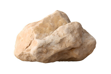 Isolate beige rock stones, isolated on a transparent background png