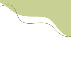 Aesthetic corner borders, Abstract page corners. Aesthetic website divider corner