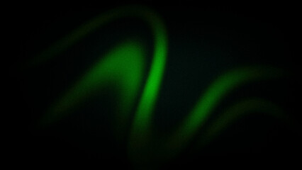 A dark abstract background with neon green curves and a grainy texture. The vibrant green contrasts against deep black tones, making it perfect for dynamic digital designs