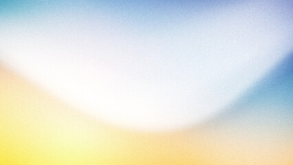 A soft gradient blending sky blue, white, and warm yellow hues with a subtle grainy texture, ideal for modern backgrounds, wallpapers, and design templates
